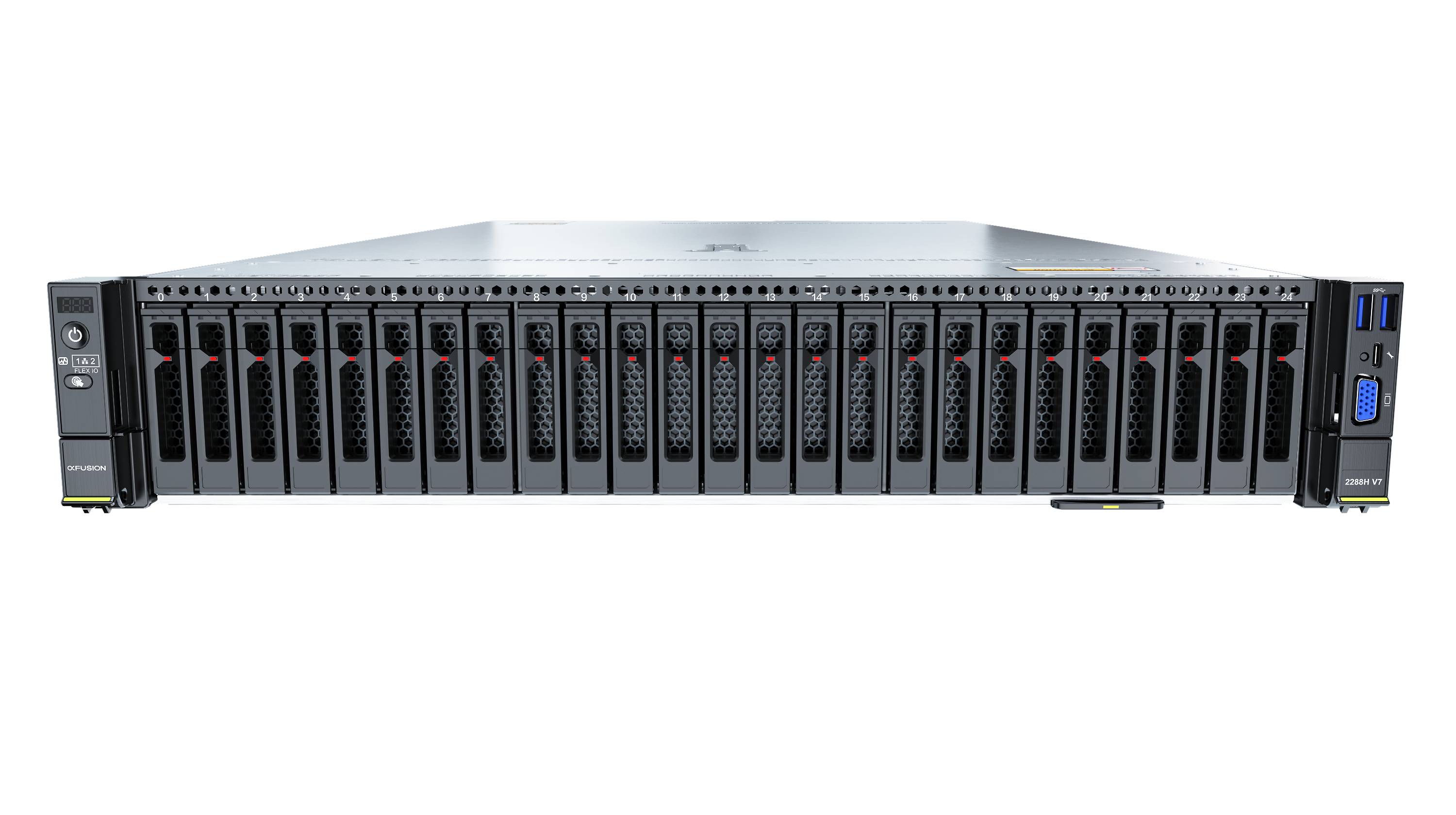 Servidor de Rack Xfusion - (2288H V7-S24NAF), 1 Procesador Intel Xeon Silver 4510 - 