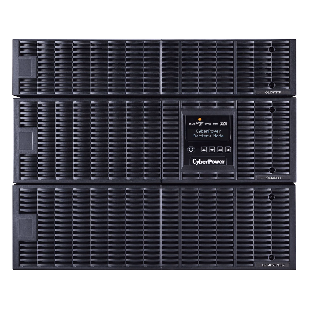 UPS de 10000 VA/10000 W, Online Doble Conversión, 200 - 240 Vac de Entrada, 120 - 240 Vac de Salida, Entrada Hardwired, Onda Senoidal Pura, Torre o Rack de 8 UR, Con 6 Tomas NEMA 5-20R, 3 NEMA L6-30R y Terminal Hardwire