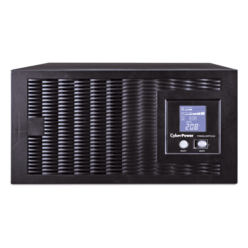 UPS de 5000 VA/4500 W, Topología Línea Interactiva, 200 - 240 Vca de Entrada, 208 Vca de Salida, Onda Senoidal Pura, Torre o Rack 5 UR, Con 3 Tomas NEMA L6-30R y 2 NEMA L6-20R