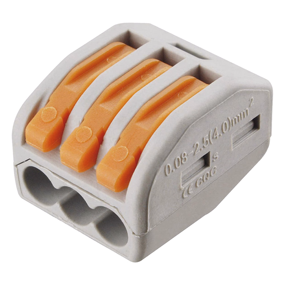 Conector Compacto para 1 Cable de Entrada 2 Cables de Salida / Cables Compatibles 12AWG-28AWG