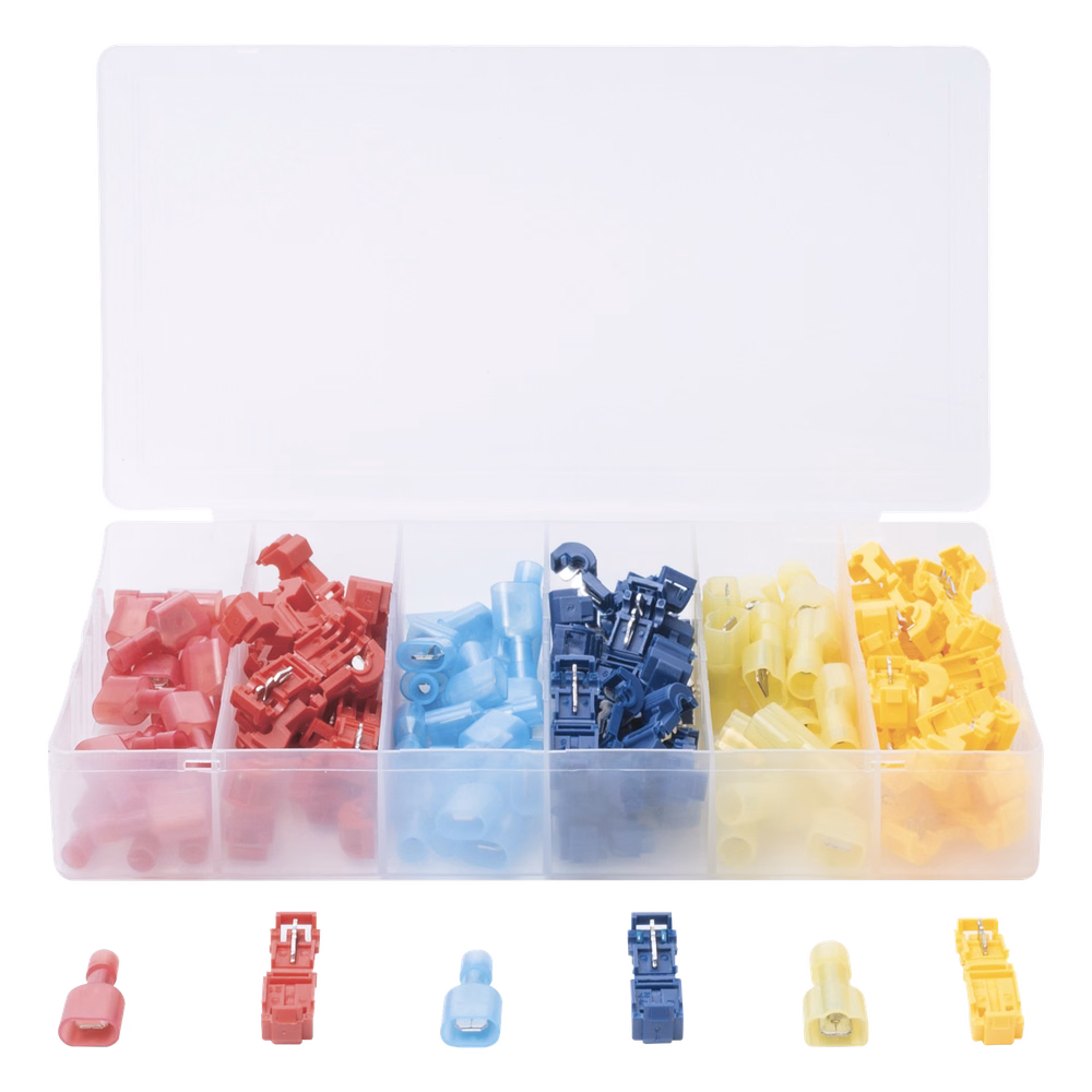 Kit de 60 Conectores para Cableado Eléctrico Tipo T-TAP / Conectores tipo Unión