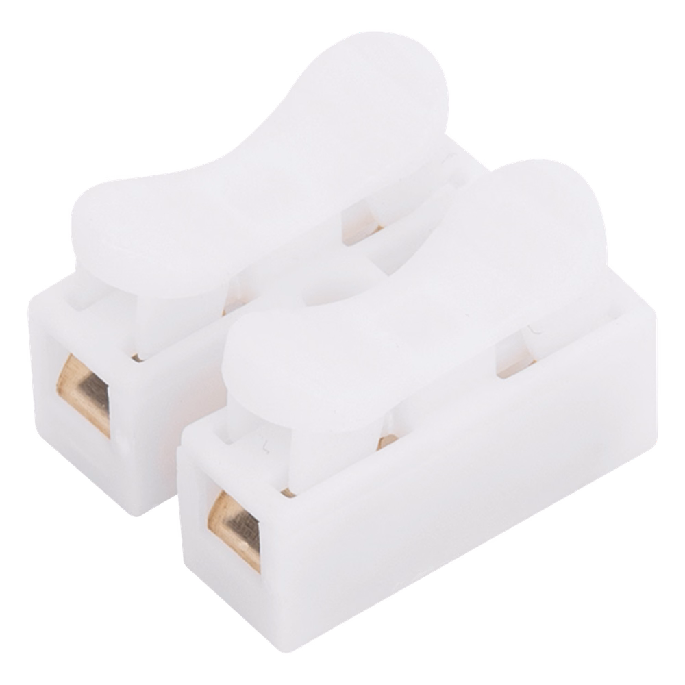 Conector tipo PUSH de 2 Contactos / Para una Conexión Rápida / Puentes de Cables