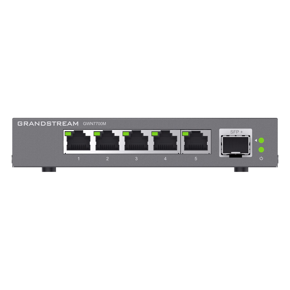 Switches de red Multi-Gigabit de 2.5G No Administrable / 5 Puertos RJ45 de 100/1000/2500Mbps / 1 puerto de fibra SFP+