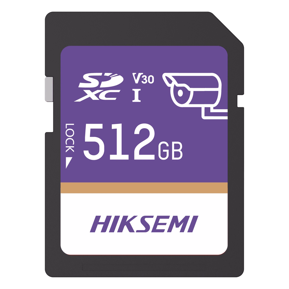 Tarjeta SD GuardPro P10 / 512 GB / 100 MB/s Lectura / 90 MB/s Escritura / Clase 10 U3 V30 / 3D TLC NAND / Especializada Para Videovigilancia 24/7