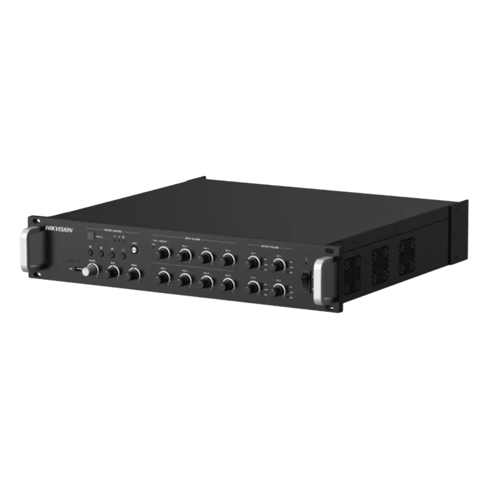Amplificador de Red |  4 Zonas de 250W | 100V/70v | Calendarización de eventos | Biblioteca de Materiales de Audio | Entrada de Alarma |