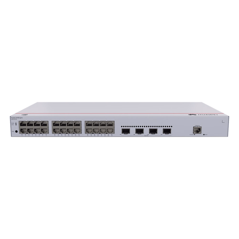 Switch de Acceso Gigabit Administrable  Capa 2 / 24 puertos 10/100/1000 Mbps / 4 Puertos 10GE SFP+ Uplink / ERPS  / IMGP Snooping / DHCP Snooping / Administración Nube Gratis