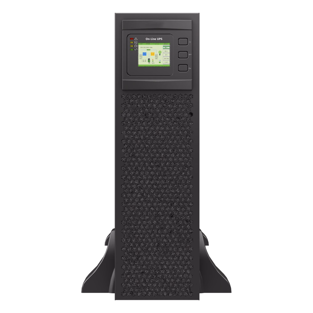 UPS de 20 KVA/20 kW, Online Doble Conversión, 220 Vac L-L de Entrada 3 Fases, Entrada Hardwired, Onda Senoidal Pura, Torre o Rack