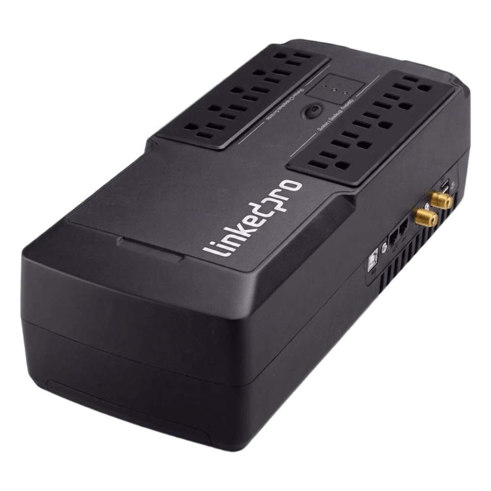 UPS de 550 VA/330 W, Topología Standby, Entrada 120 Vca NEMA 5-15P, Tipo Gabinete Compacto, Con 8 Tomas NEMA 5-15R
