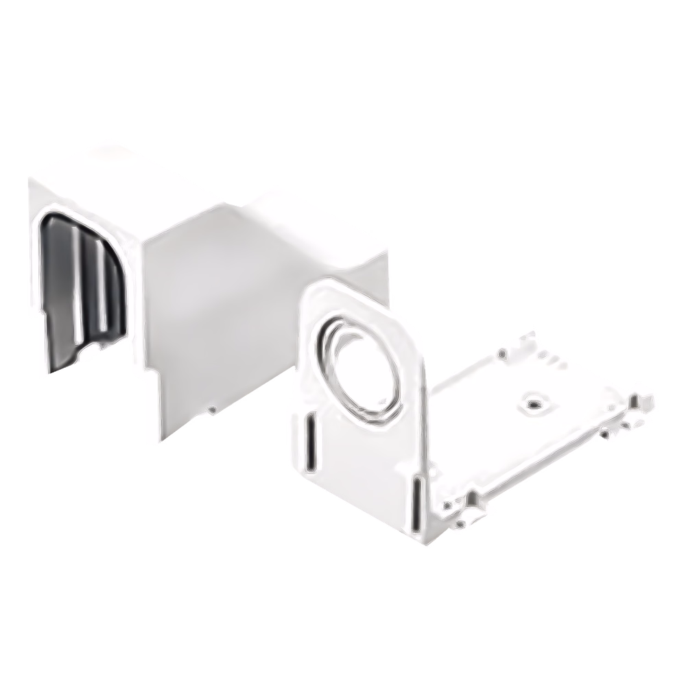 Accesorio Para Techo Falso/Entrada, Con Conexión Tubería 1/2 a 1 In, Compatible con Canaletas LD3, LD5 y LD10, Color Blanco