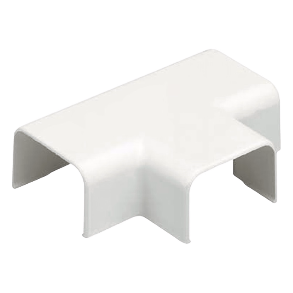 Accesorio en "T", para uso con canaleta LD10, material ABS, Color Blanco