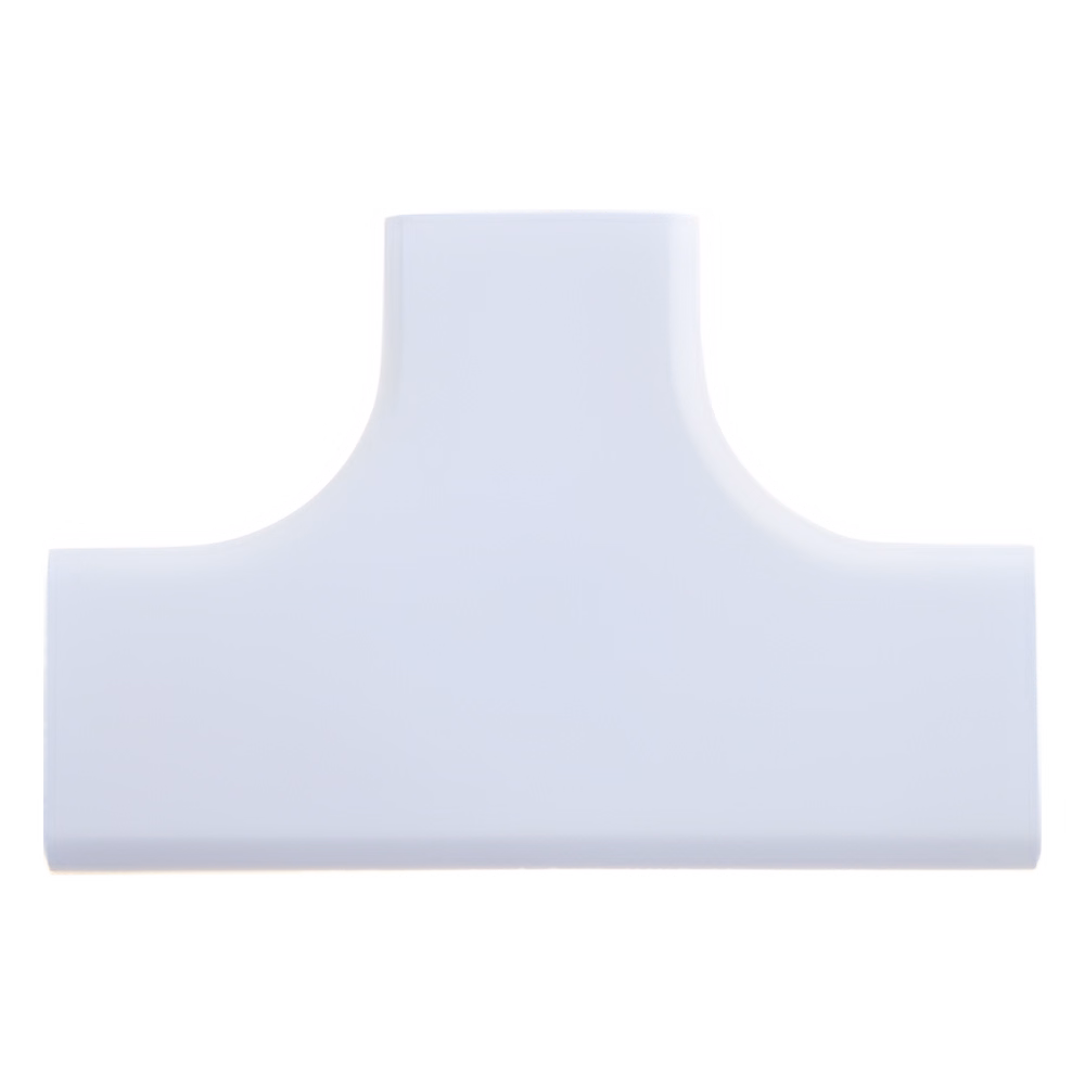 Accesorio en "T", para uso con canaleta LDPH10, material ABS, Color Blanco
